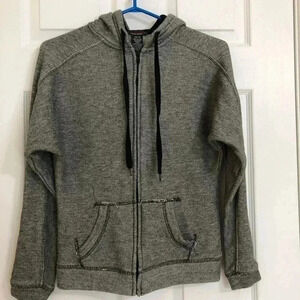 Devoted Luxury Apparel Hoodie Black  & White Small